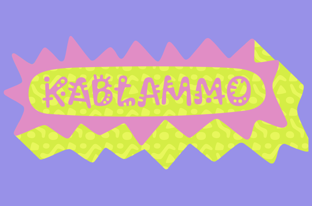 Kablammo孟菲斯风格英文字体，免费可商用 - 字体下载 -