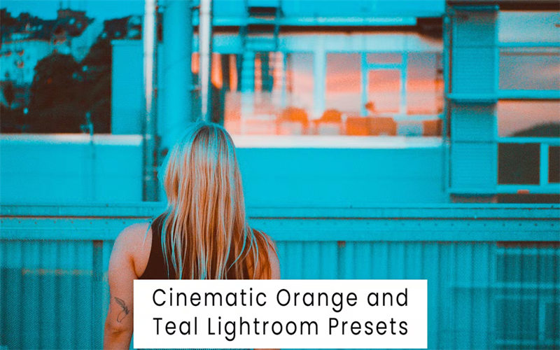 电影橙色青色赛博朋克摄影后期调色Lightroom预设_