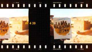 AE模板：24个老电影胶片划痕烧伤损坏转场过渡（9863） -