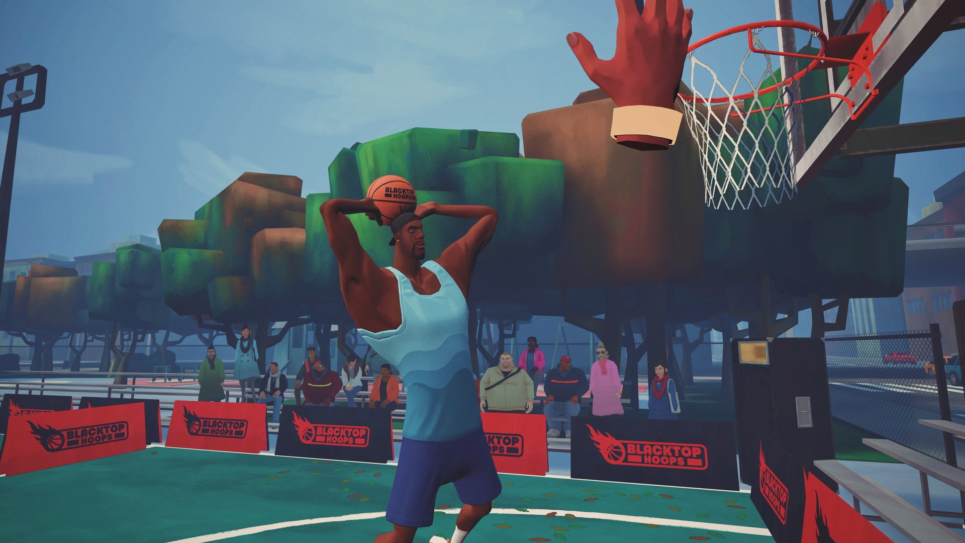 Oculus Quest 游戏《热血篮球》Blacktop Hoops VR