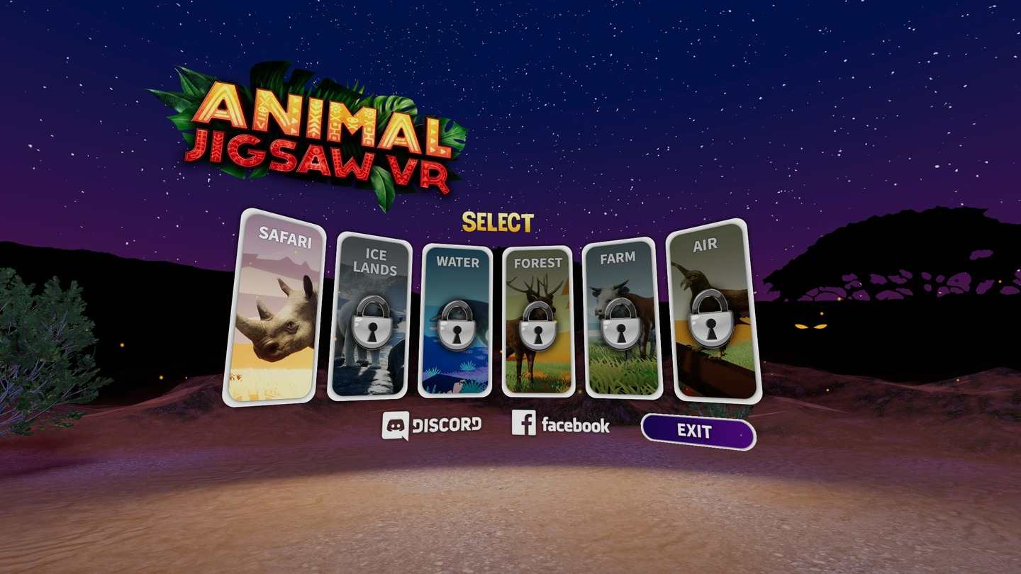 《动物拼图》Animal Jigsaw VR