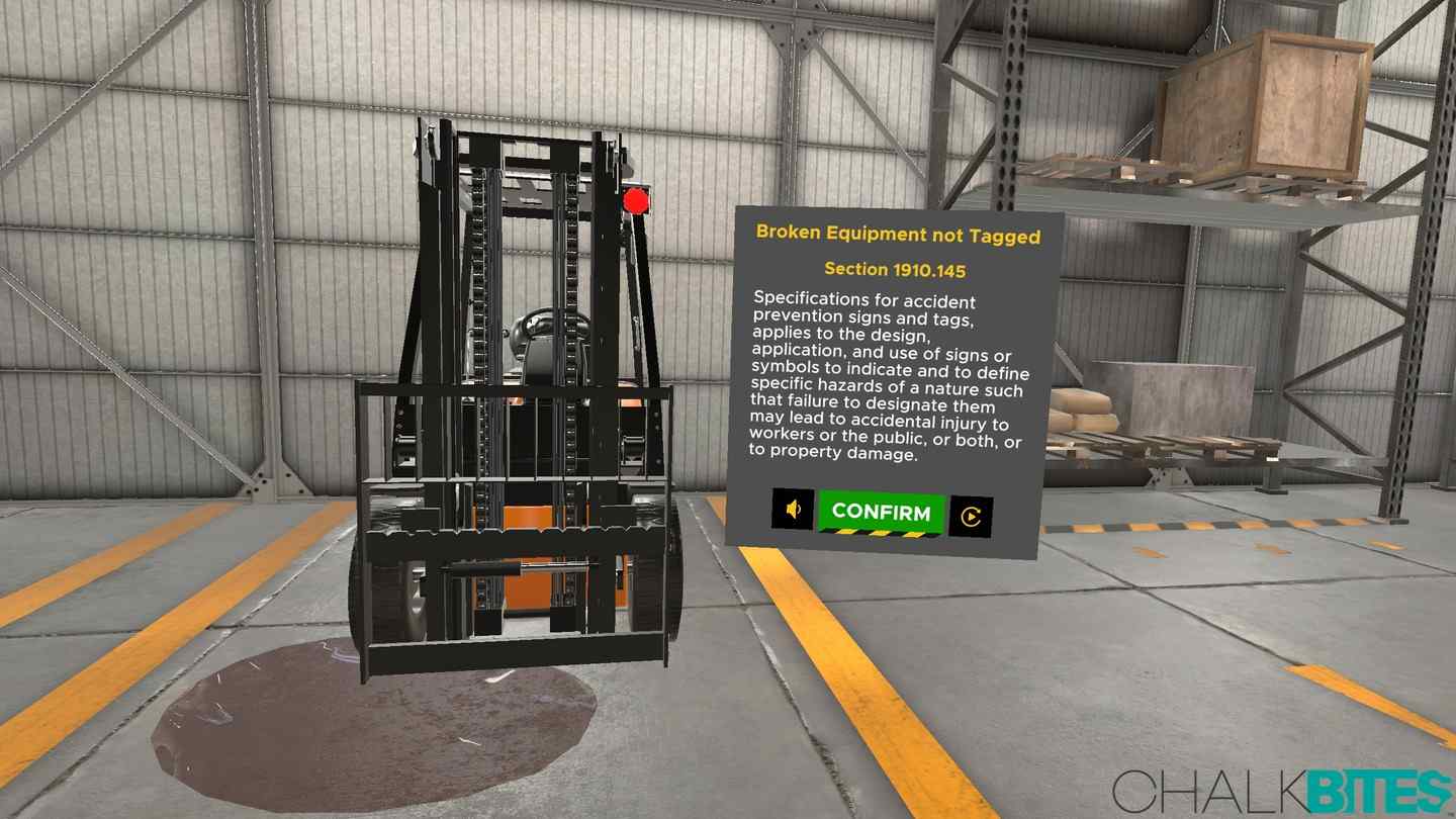 《OSHA (仓库管理)安全模拟器》Enterprise Forklift OSHA Training Simulator