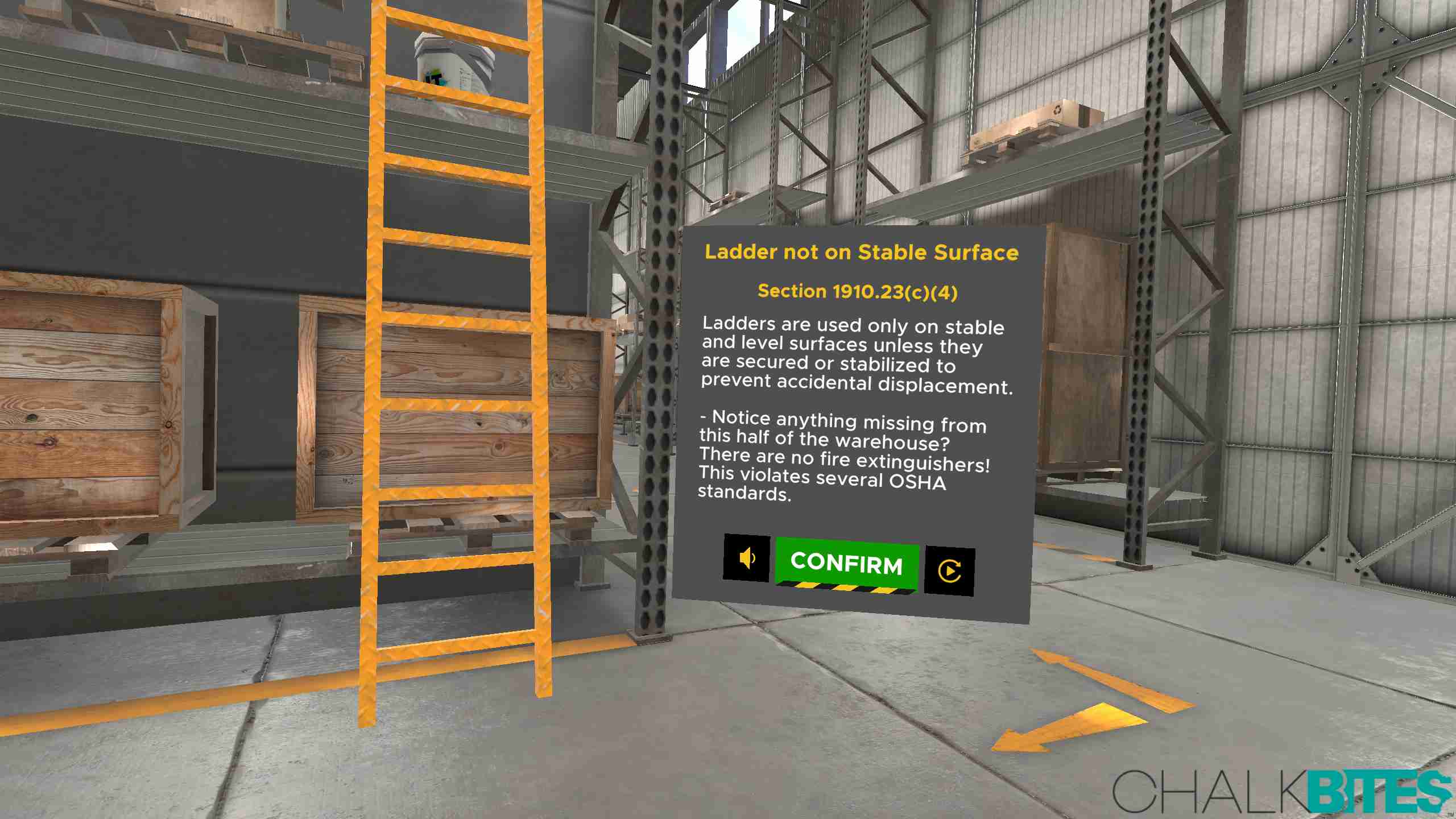 《OSHA (仓库管理)安全模拟器》Enterprise Forklift OSHA Training Simulator